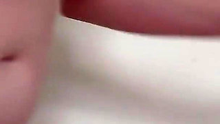 Ball Gagged Fuck Doll Fucks Pussy and Squirts