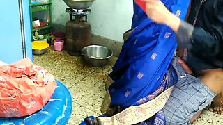 Desi Sister-in-law Left in Kitchen by Brother-in-law