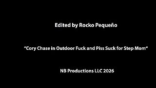 New Cory Chase in Outdoor Fuck and Piss Suck for Step Mom