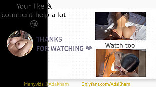 My stepbrother gets excited while I was playing PS5 and cums inside my pussy- AdaKham