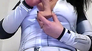 Robot Jumpsuit JOI - Cameltoe, Dildo Play & Titfuck Instructions