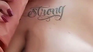 Tattooed BBW Bathroom Tease - Wet Curves, Huge Boobs & Intense Pleasure