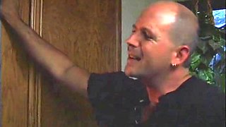 Vintage Blonde Taren Steele Rides Jonathan Morgans Big Cock Outdoors