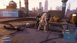 Sex game playthrough, nude game, gwen stacy spiderman
