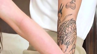 Cute Step Daughters Jessae Rosae & Val Steele Learn How To
