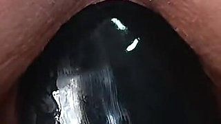 Extreme Stretch with Inflatable Toy… Hairy Pussy Fun