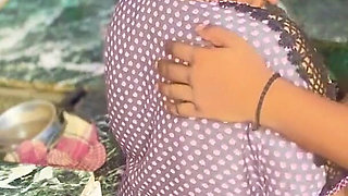 Wife’s Friend Hardcore Sex in Kitchen Non-stop Nude Passion Hindi Video