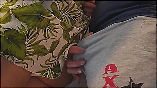 Almost Caught When I Touched A Strangers Boner In A Crowded Bus!! He Filled My Panties With His Cum