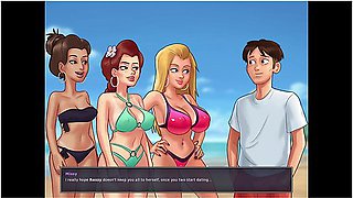 Anon Went To The Bikini Contest To See Roxxy(18+) - Summertime Saga Gameplay Part1