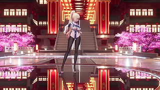 mmd Marionette Erotic Uniform Black Stockings