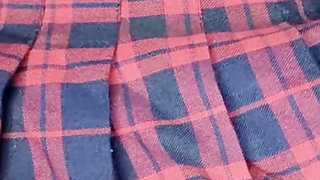 Schoolgirl in High College Uniform Has Sex with Street Perverts