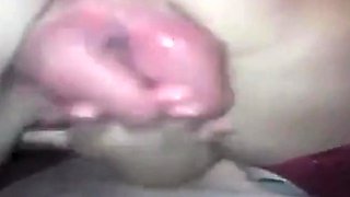 Pumping Her Pussy on Webcam