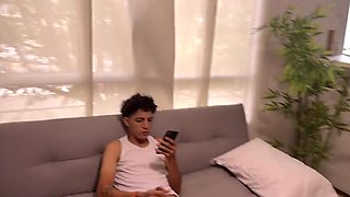 My Big Ass Stepmom Catches Me Acting Like a Jerk and Fucks My Ass Until I Cum