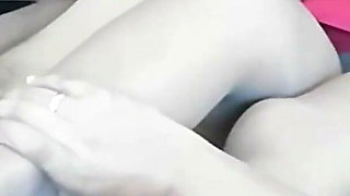 Nylon Feet Sniffing and Handjob Session #2