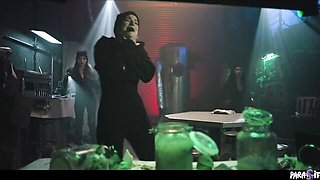 Cumshot xxx with easy-on-the-eyes Octavia Red and Oliver Davis from Parasited