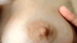 Oiled Massage and Caressed Sweet Nipples Solo Webcam Show