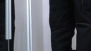 Sexy Craftswoman Masturbates with Tools in Her Ass and Pussy