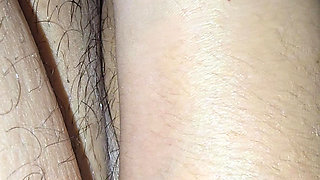 Arab step mom hand grabs Indian step son big balls