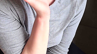 Hot Handjob with Massive Cum on Clothes