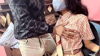 My Stepsister Cought Me Watching Porn Then I Made Her Suck My Dick and Fucked Her