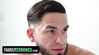 Family Strokes featuring Rose Monroe and Alex D's small pussy xxx