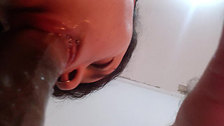 THE BEST BLOWJOB IN THE WORLD, SHE GOES TO THE BOTTOM WITH HER LITTLE MOUTH