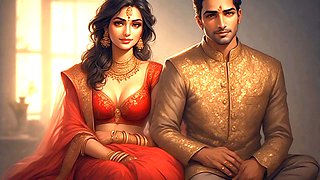 18-year-old anime girl gets down with her older aunty in a wild cartoon fantasy