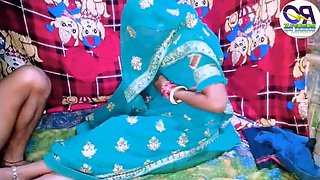 Desi wife lifts saree for nephew, gets cum in ass, Hindi audio