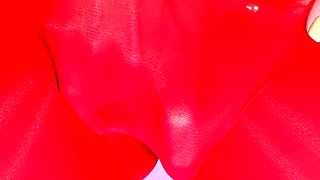 Busty brunette solo masturbation