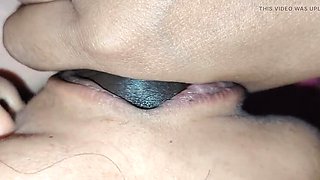 Step sister sucks my cock and her creamy pussy drips juice