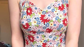 Amateur pantyhouse webcam teen strips and strokes her vagina