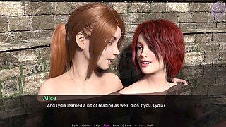 Youthful mom with a big booty in an animated fantasy adventure