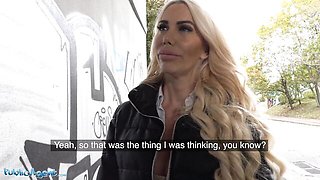 Public Agent featuring Tori Cummings's bubble butt trailer