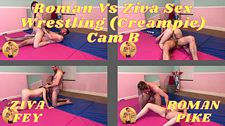 Roman Vs Ziva Sex Wrestling (Creampie) Cam B 4K - FAPHOUSE TRAILER