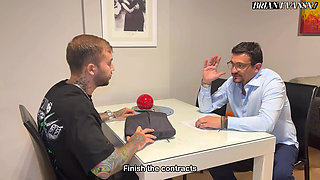 Chavita Grimaldi is a blonde Uruguayan maid with cute natural tits who fucks Brian Evansx