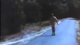 Old Dirty Ranger Bangs A Young Girl Scout From Behind