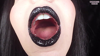 Me in Total Black Makes You Obsessed - Your Dark Queen - Cigar and Black Lipstick