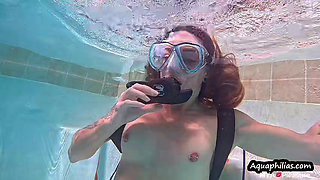 Scuba Flexing Muscle Stepmommy