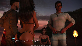Dominos Beach 12: Riley's Blindfold Massage on John W/ Rebels