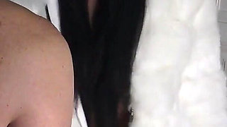Boot Cum Slave Milked on the White Boots!