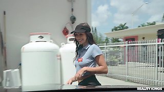 Takeout, Tits, And Tail 1 - Sneaky Sex