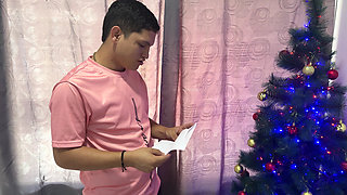 Dear Santa, as a Christmas Gift I Want a Delicious Fuck with My Sexy Stepbrother! I Please My Stepsister for Her Wish