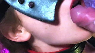 Holiday Lights Glow Tease: High Heels, Straps & Hot Belly Finish