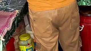 Desi Bhabhi Puts Pomegranate Seeds on Devar’s Cock and Sucks It Before Hard Kitchen Fuck