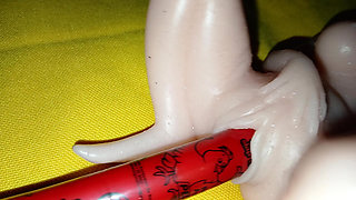 Realistic Silicone Sex Toy POV in 4K - Solo Doll Experience