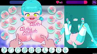 Hentai Game - Elf Girl Pinball  - Green Ivy the Enormously Curvy Cyborg Elf