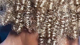 Fifty Fucks Ladygold in the Kitchen with His Long Big Black Cock BBC While Krissyjoh Is Busy Cooking