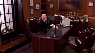 Principal Scolding Brunette Slut With Felix Vicious