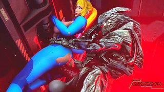 Samus Aran Vs Space Pirate