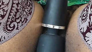 Stretched by My Magic Wand and Ring Gagged